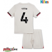 Camiseta Chelsea Tosin Adarabioyo #4 Visitante Equipación para niños 2025-26 manga corta (+ pantalones cortos)